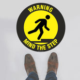 Customized Hazard Signs,Warning Mind The Step Floor Sign